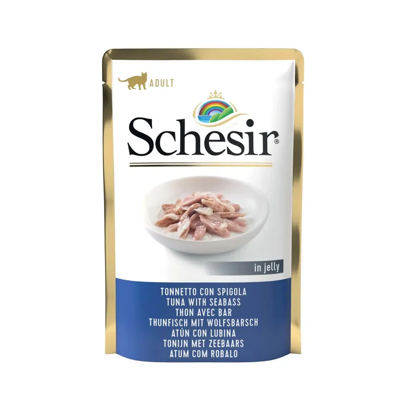 Cibo umido per gatto Schesir Tonnetto con spigola 85 g Koop Online