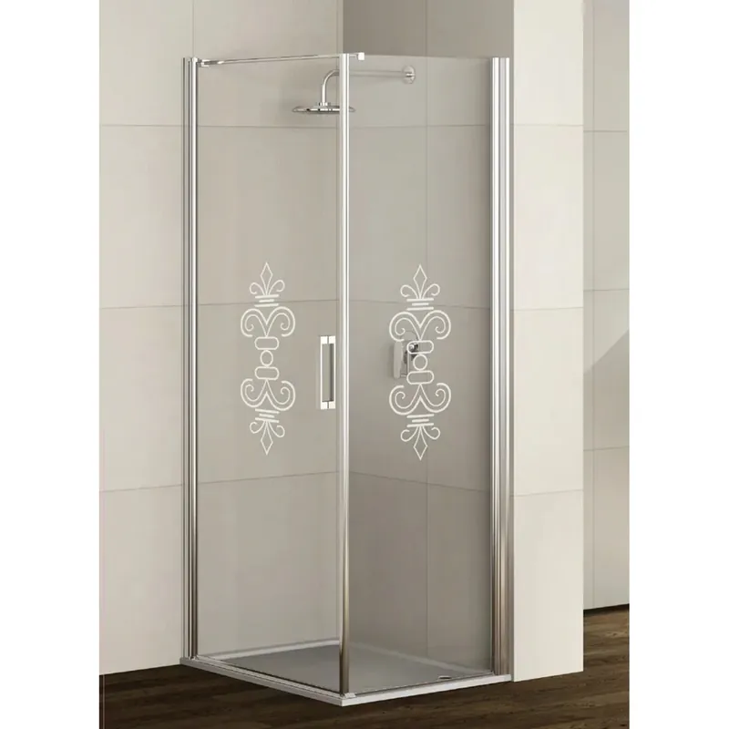 Korting Lato fisso dx per box battente doccia Real 79,5/81 cm bianco decoro 4