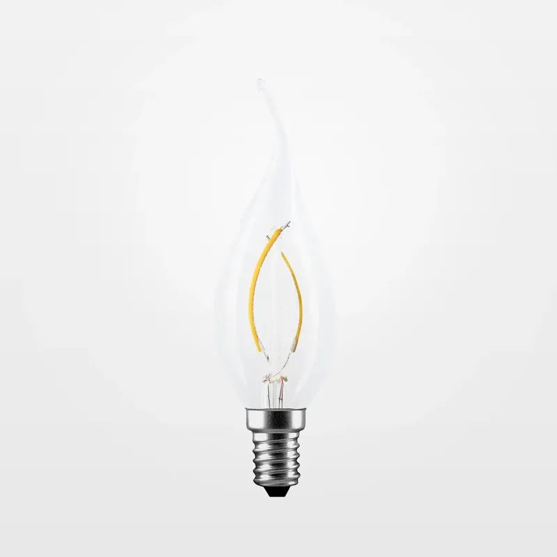 Lampadina LED filamento fiamma clear E14 2W 240 lumens Favoriet