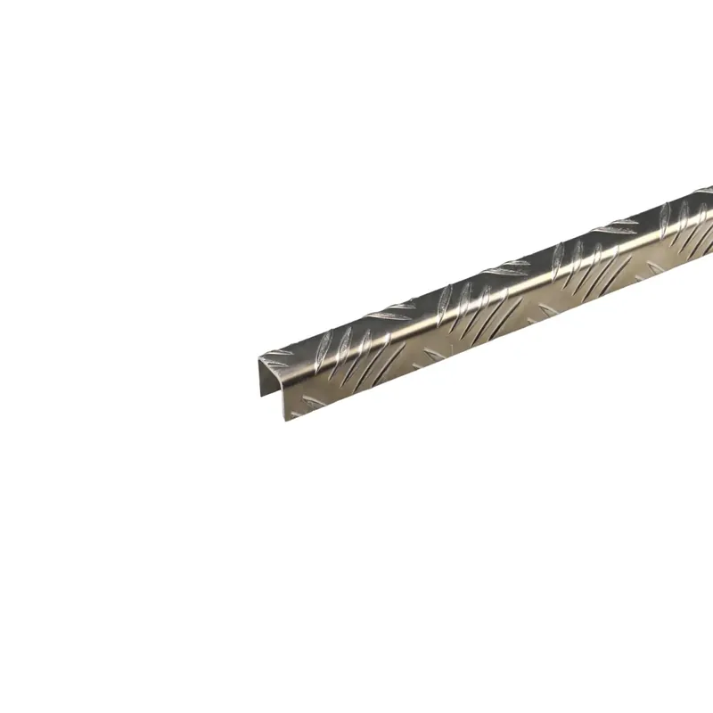 Alleen Vandaag Profilo U 2 m 25x25 mm alluminio mandorlato