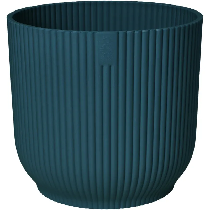 Vaso per piante Elho Vibes Fold Ø 18x17 cm blu profondo Laatste Versie