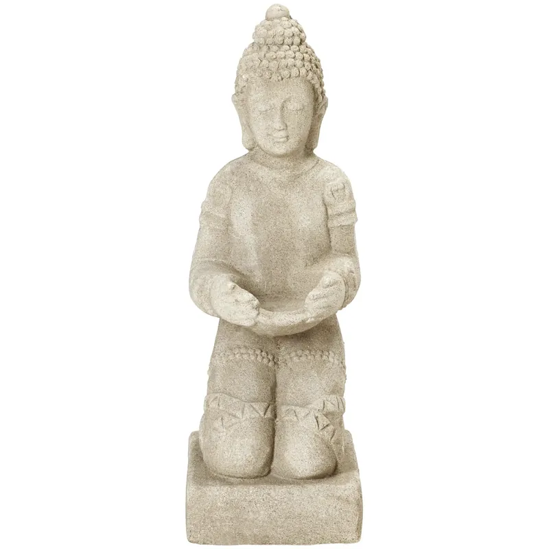 Figura decorativa Budda inginocchiato 42 cm Koop Online