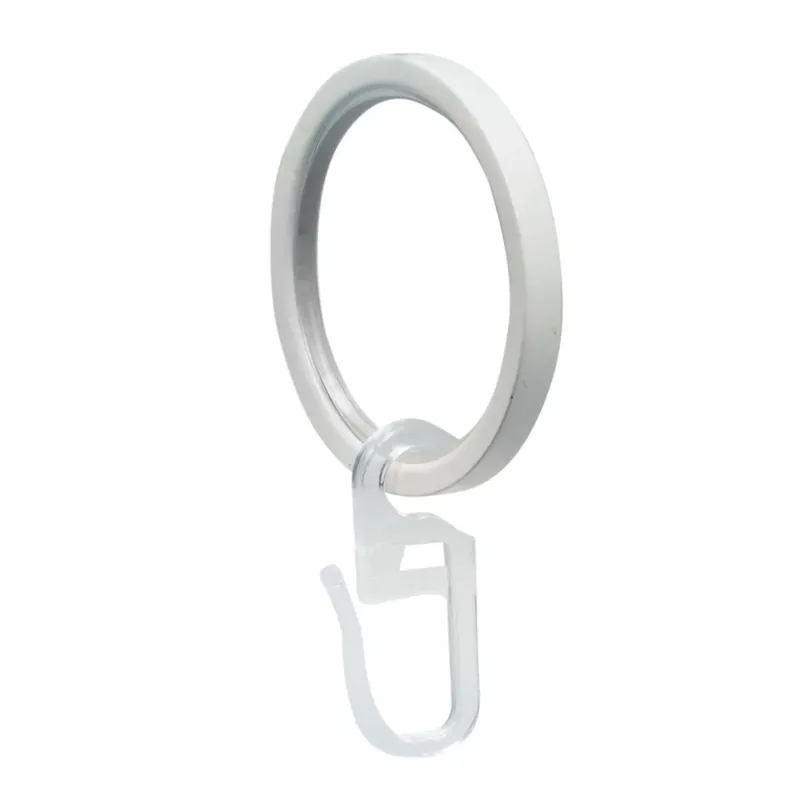 Must-Have Anello tondo con gancio per scorrimento bastone tenda avorio Ø 3,2 cm 8 pz