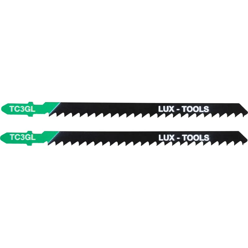 Lame per seghetto alternativo LUX-TOOLS legno codolo a U lunghe 2 pz Snelle Levering