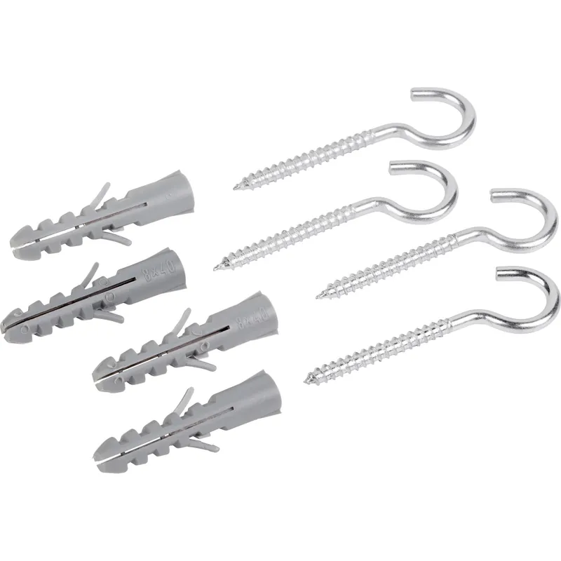 Tassello a espansione LUX-TOOLS con gancio a vite curvo zincato Ø 8 mm x 40 mm 4 Superprijs
