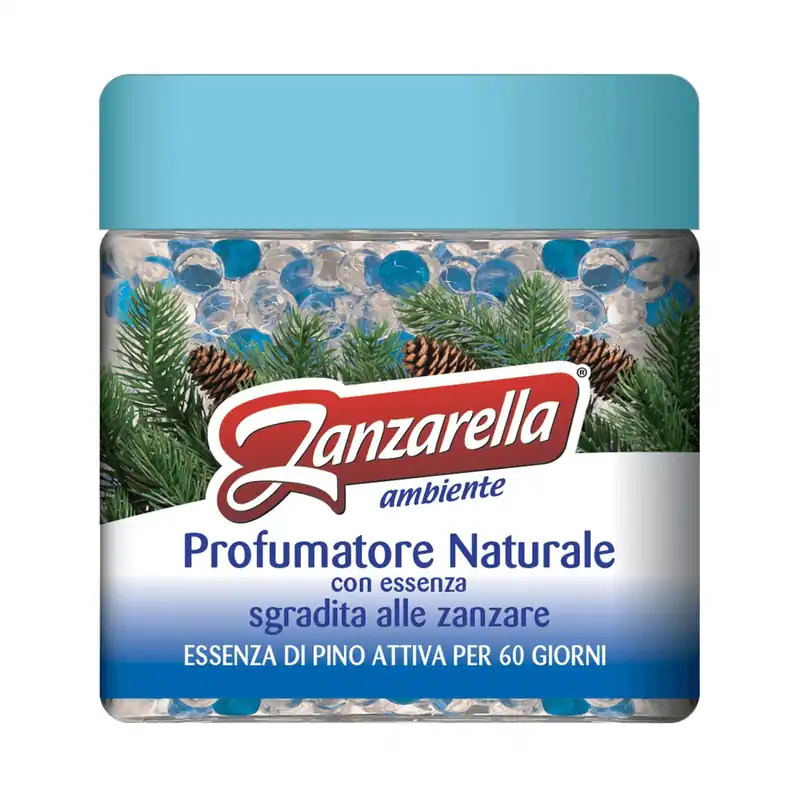 Gecertificeerd Antizanzare profumatore Zanzarella perle Pino di montagna 170 gr
