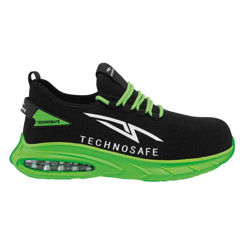 Aanbieding Scarpa antinfortunistica Technosafe S1PL SR ESD verde fluo tg 44