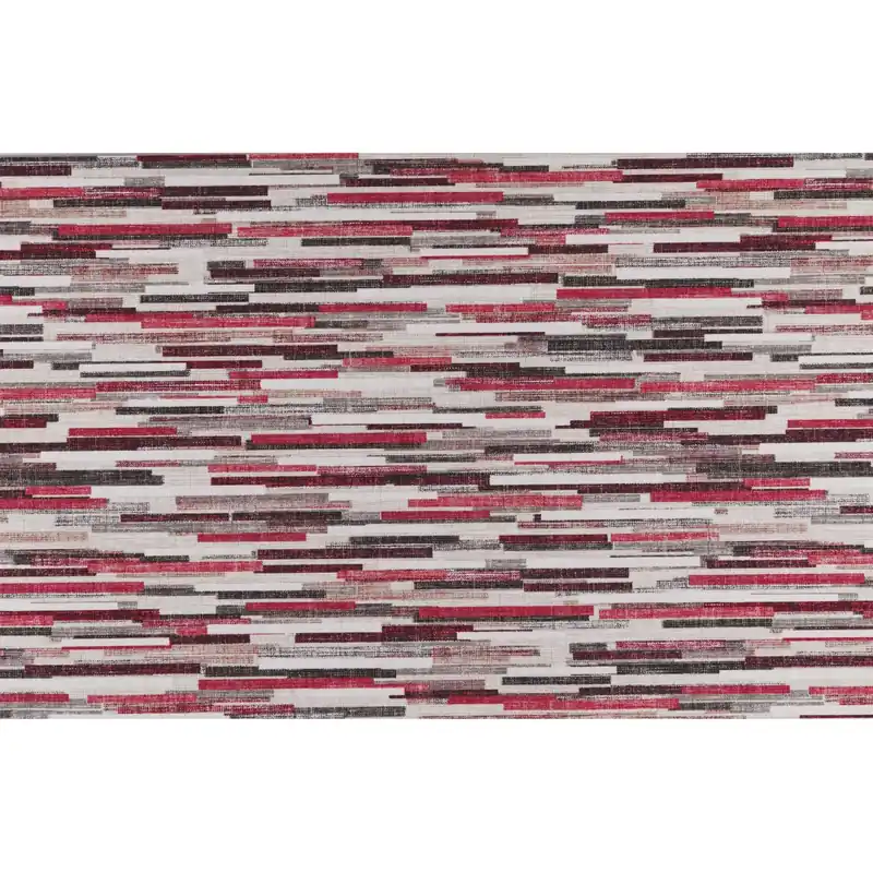 Tappeto cucina "Dream Stripes" rosso 50 x 180 cm Goedkoop