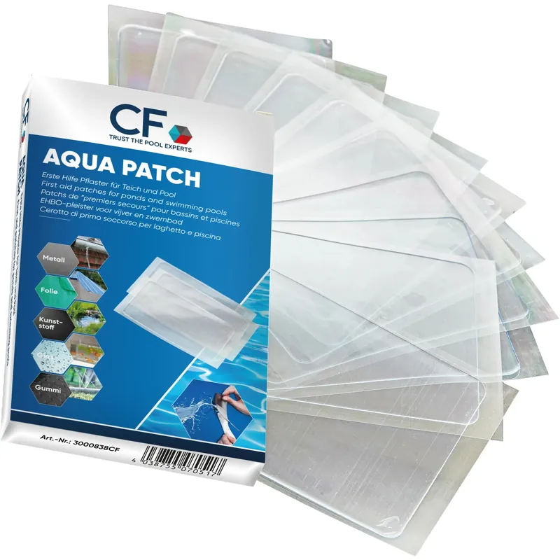 Alleen Vandaag Kit riparazione piscina e laghetto Aqua Patch 10 pezzi