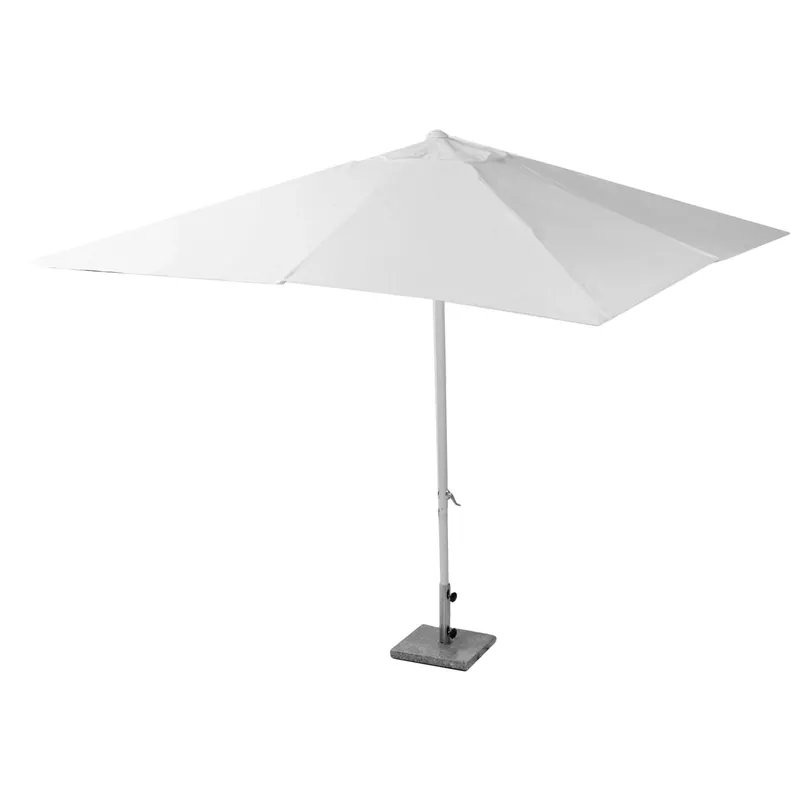 Ombrellone da giardino a palo centrale Michigan 2x3 h2,43 m bianco Hoge Kwaliteit
