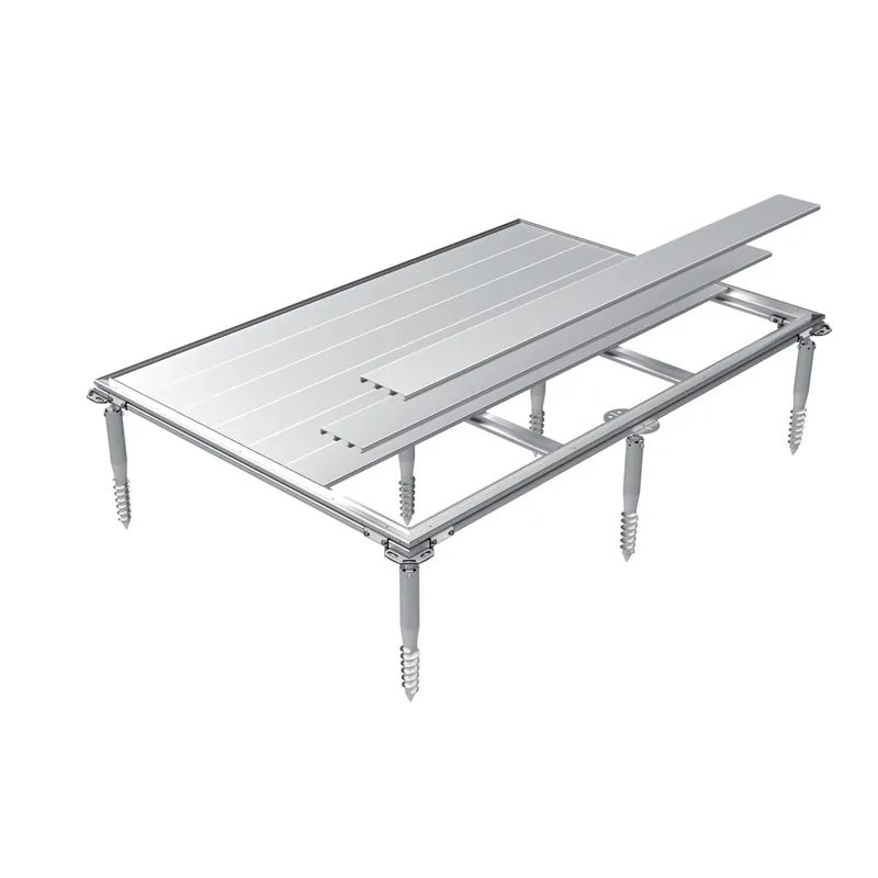 Basamento in alluminio Biohort per armadio SmartBase Plus argento Beperkte Voorraad
