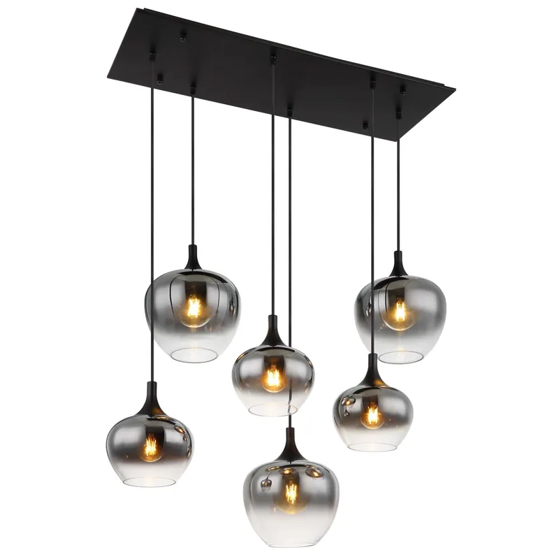 Sospensione Maxy 6 luci 860x420x1200 mm Favoriet