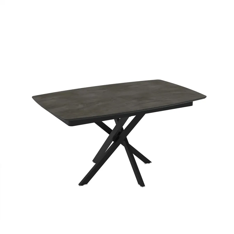 Tavolo allungabile da pranzo Filis nero 145x90x476 cm Aanbieding