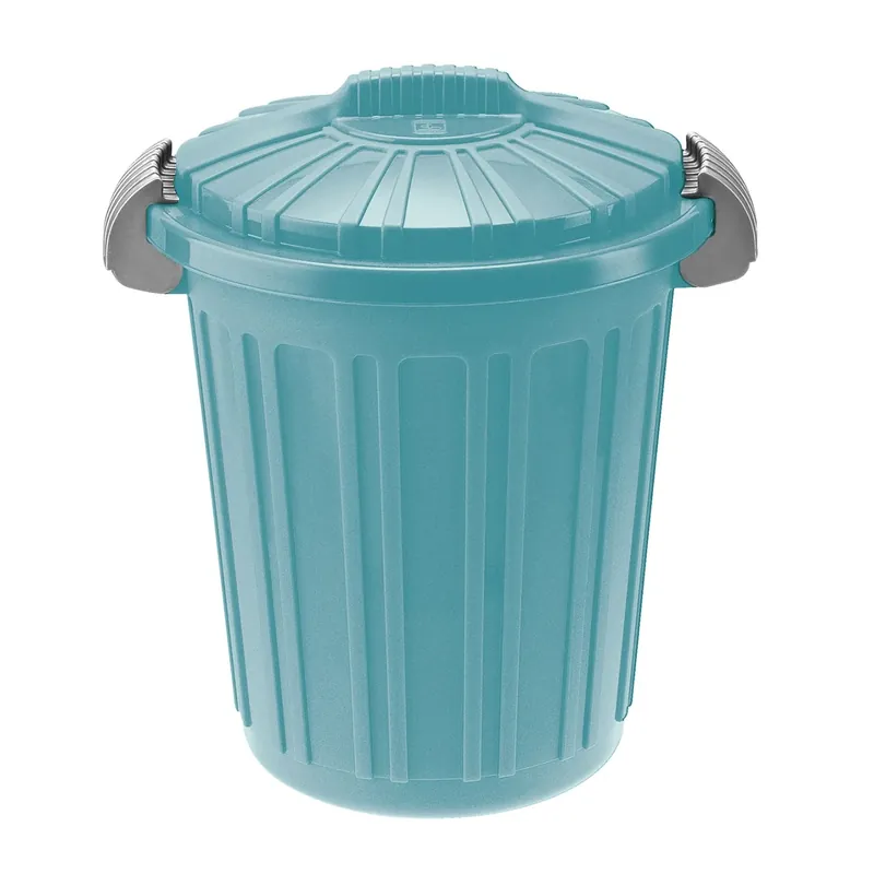 Laatste Kans Bidone spazzatura con maniglie Tontarelli Teo 23 l blu delfino