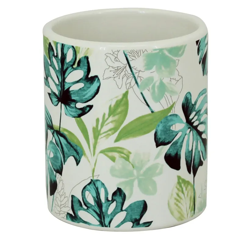 Fabrieksprijs Portaspazzolini Gardena in ceramica bianco