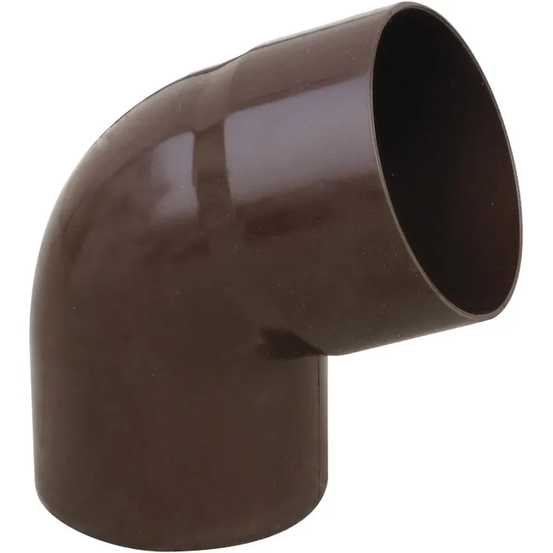 Curva pluviale in PVC marrone 67° Ø 63 mm Rechtstreeks Van De Fabrikant