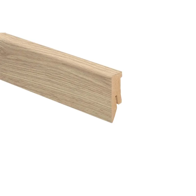 Battiscopa in MDF per laminato Quercia Trend H 5 cm Op = Op