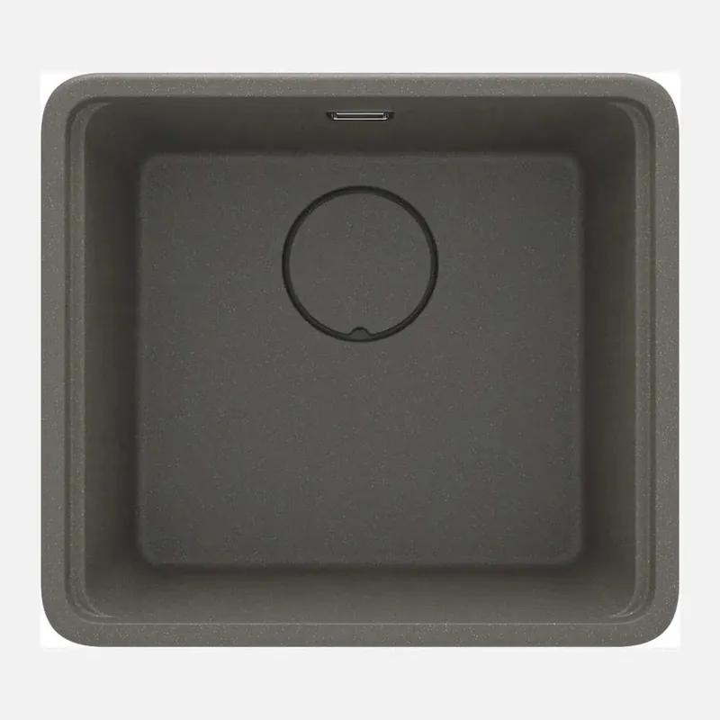 Gereduceerde Prijs Lavello 1 vasca Idrostile Varadero 450x230 mm Antracite metallizzato