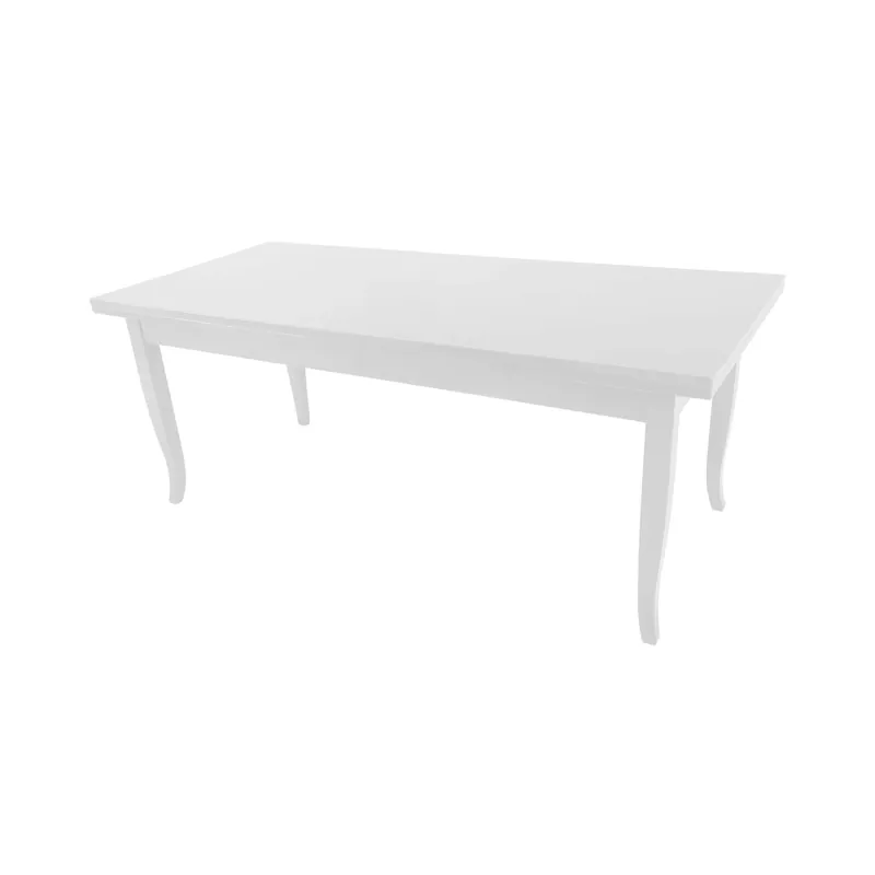 Aanbieding Tavolo allungabile da pranzo Verona bianco 140x80x78 cm