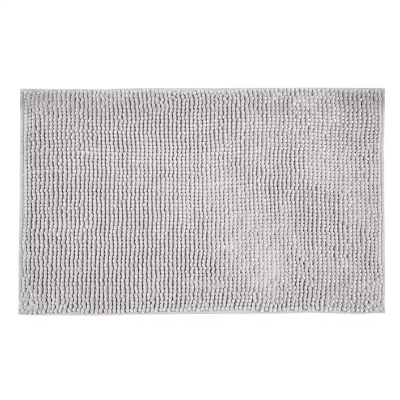 Premium Tappeto da bagno Chenille 50x80 cm grigio chiaro