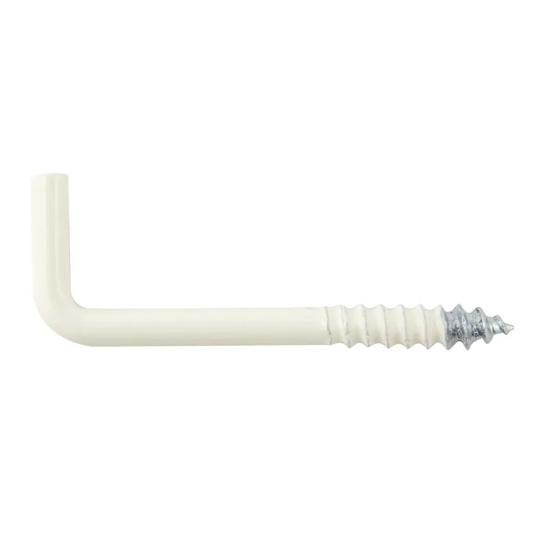 Must-Have Cancano a vite in acciaio plastificato bianco 2,3x25 mm 4 pz