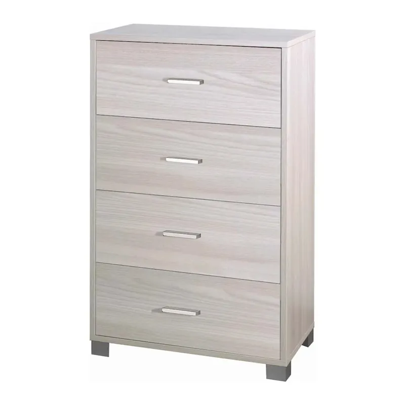 Cassettiera in kit 4 cassetti Sarmog 112x70x41 cm olmo Gratis Retour