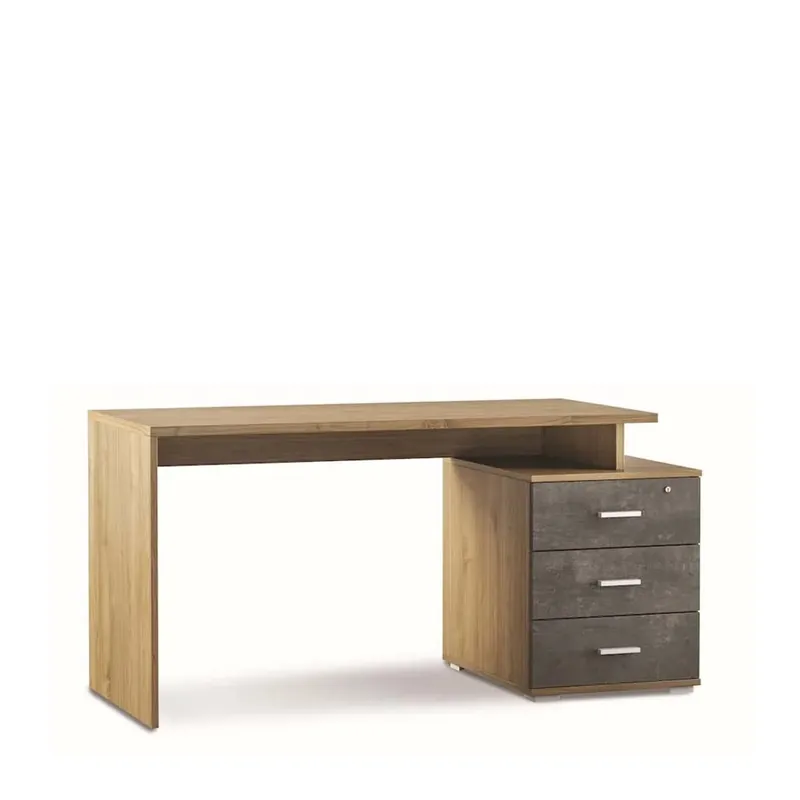 Bestseller Scrivania in kit 3 cassetti Sarmog 154x55x76 cm noce stelvio
