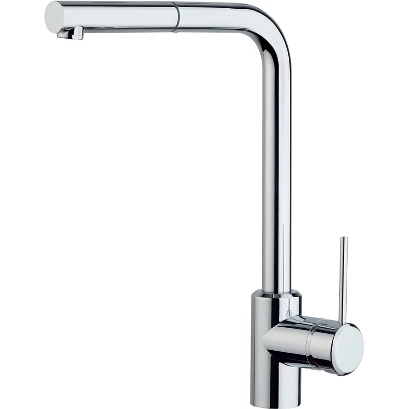 Paini miscelatore lavello canna alta con doccetta estraibile Line Ø 35 mm Laatste Kans