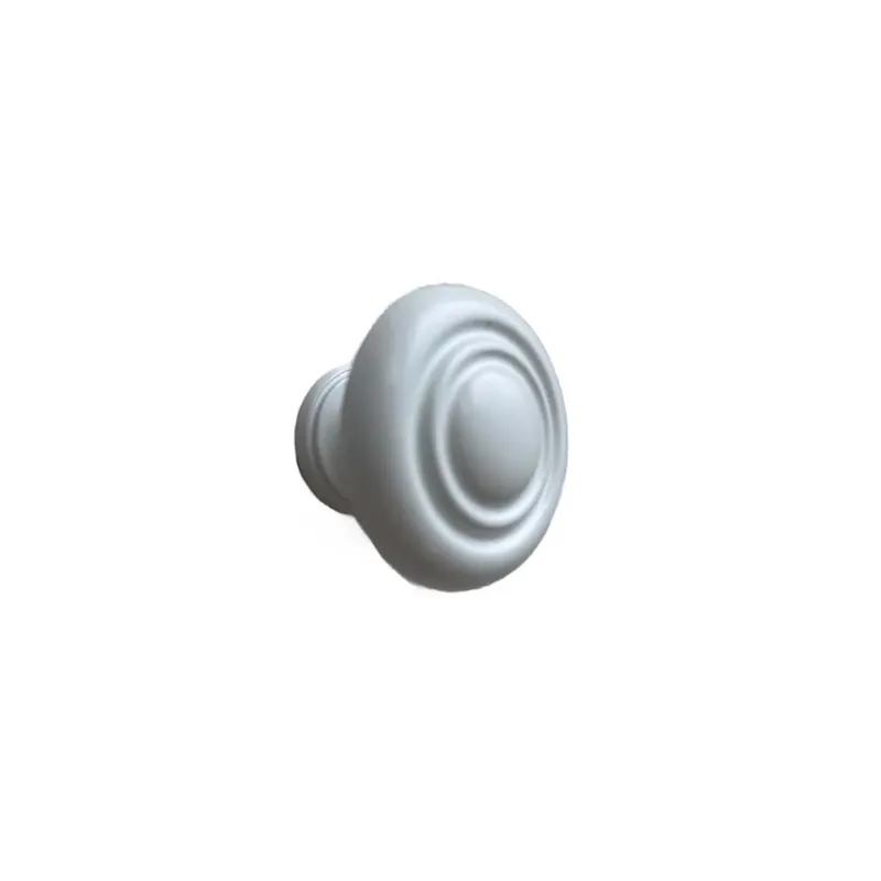 Flitsaanbieding Set 2 pomoli in zama Ø 30 mm decorato bianco opaco