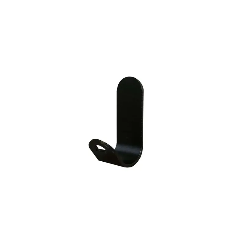 Betaalbaar Gancio 1 posto in alluminio nero opaco L 3 x H 8 x P 4 cm