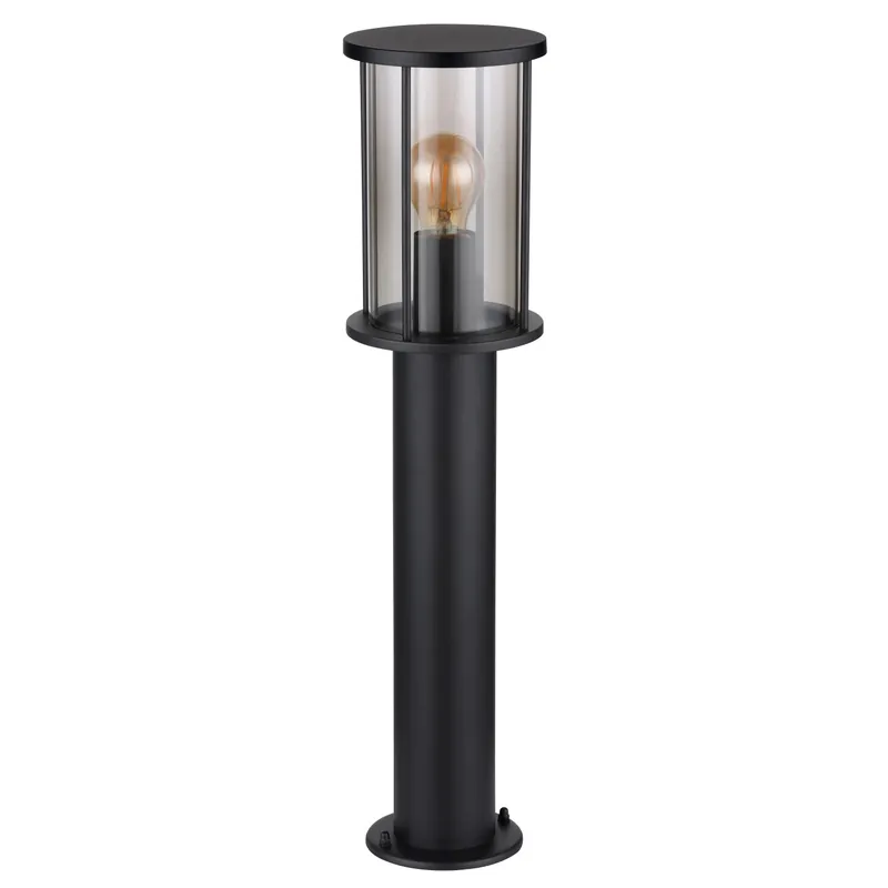 Lampioncino da giardino Gracey Ø 14,3 x 60 cm nero opaco Speciale Aanbieding