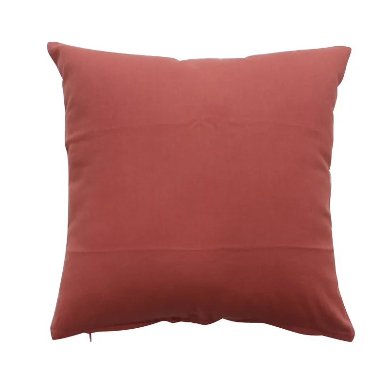 Flitsaanbieding Fodera per cuscino tinta unita mattone 40x40 cm