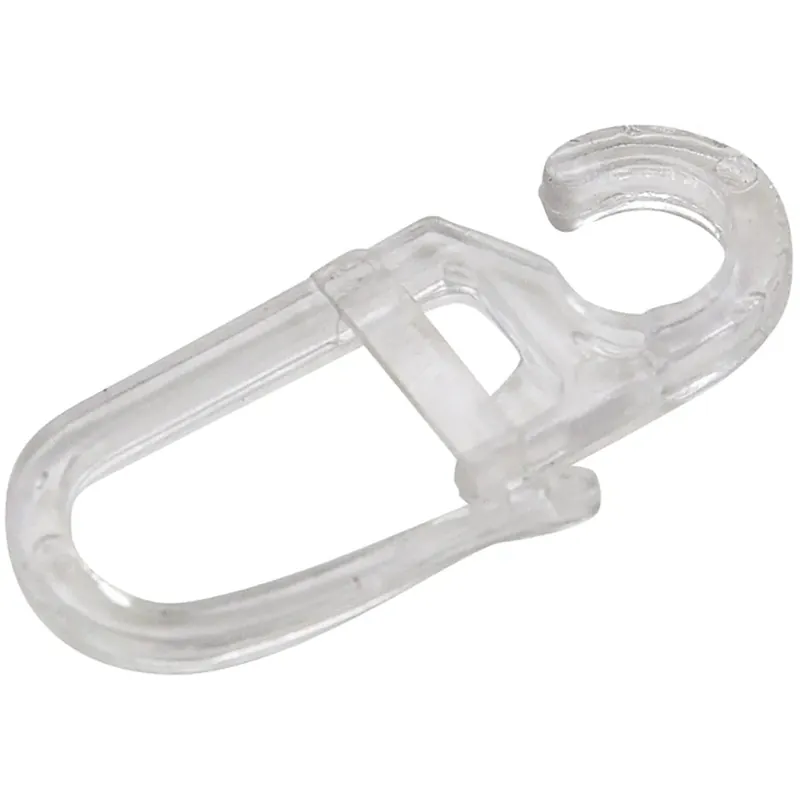 Gancio trasparente per anelli tenda Ø 3,1 cm 10 pz Beperkte Voorraad