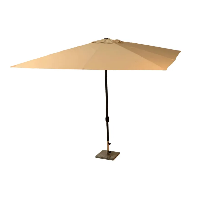 Ombrellone da giardino a palo centrale Michigan 3x3 h2,65 m sabbia Premium