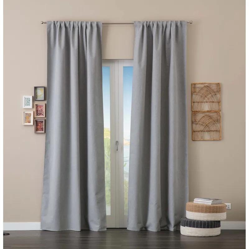 Tenda arredo Stoccolma L 135 x H 290 cm grigio Hoge Kwaliteit