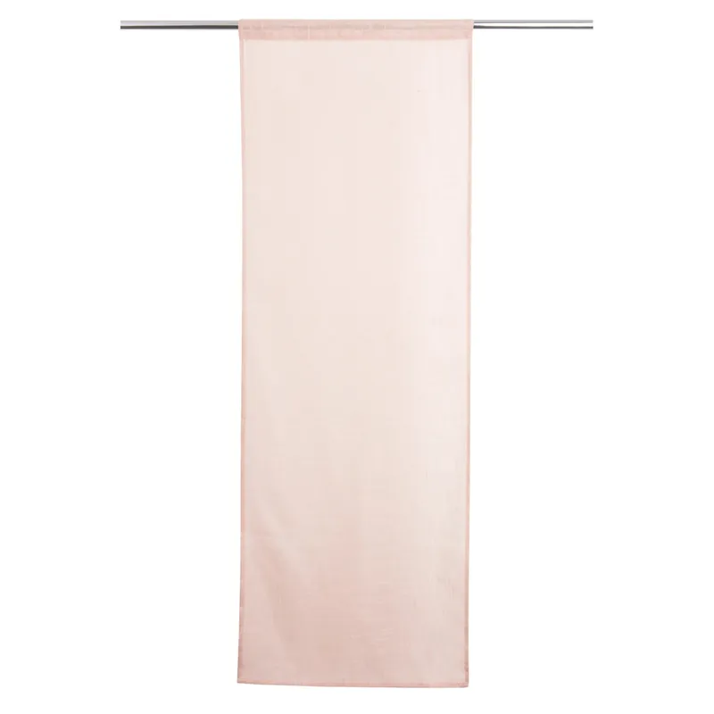 Tenda a vetro Aronna L 45 x H 150 cm rosa chiaro Weekendaanbieding