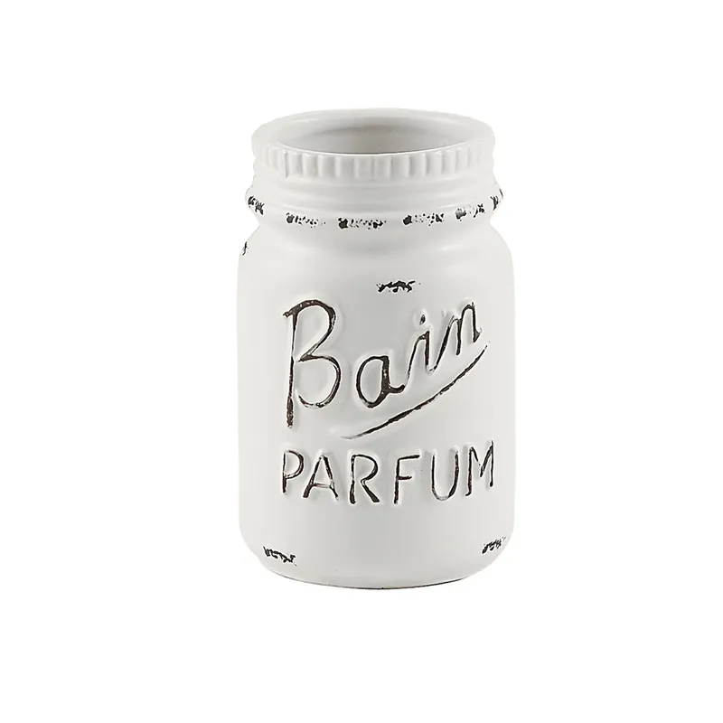 Portaspazzolini Catherine in ceramica bianco Weekendaanbieding