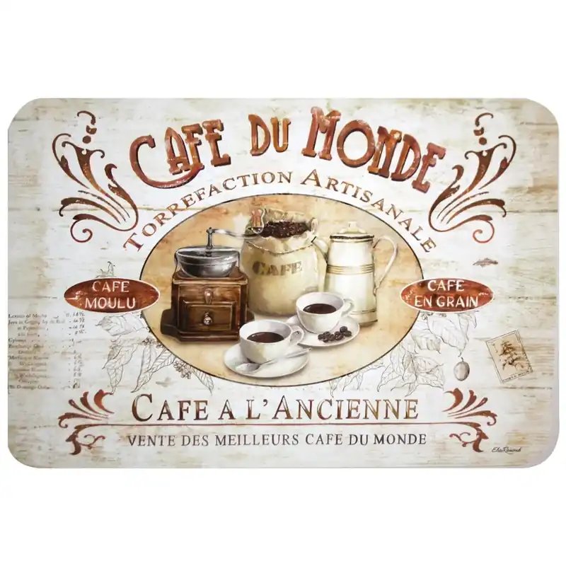 Premium Tovaglietta americana disegno café du monde 45x30 cm