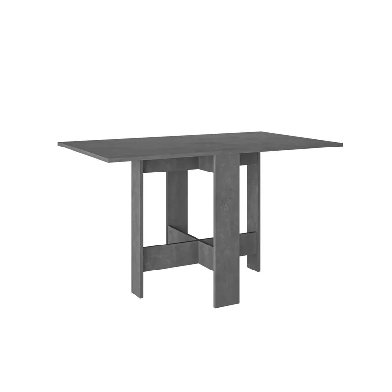 Tavolo pieghevole salvaspazio Artemio cemento 130x76x74 cm Meest Verkocht