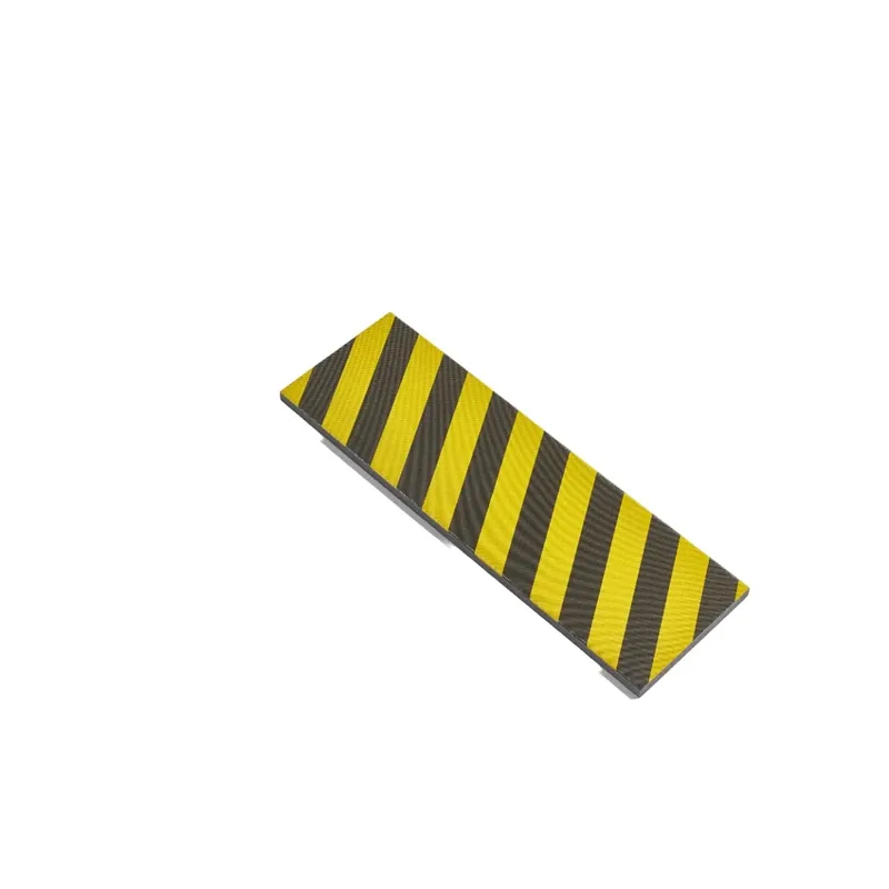 Op = Op Paracolpi garage rotolo adesivo universale 80x25x2,5 cm giallo-nero