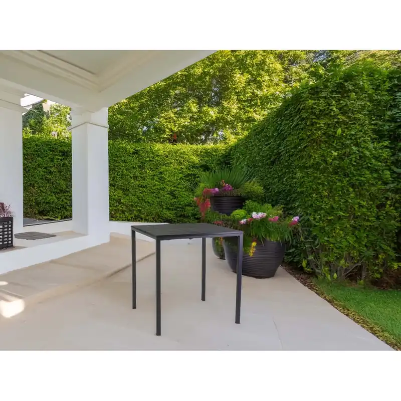 Must-Have Tavolo da giardino Loki in metallo antracite 80x80x74 cm