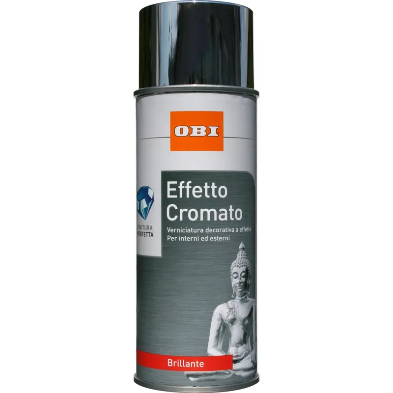 OBI vernice spray brillante effetto cromato 400 ml Seizoensaanbieding