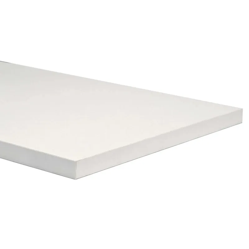 Beperkt Aanbod Piano melaminico bianco 1,8x100x20 cm