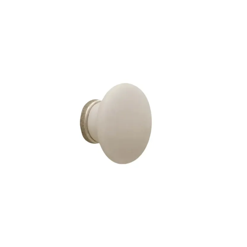 Goedkoop Set 2 pomoli in ceramica Ø 31 mm bianco