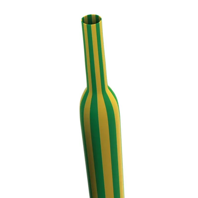 Guaina termorestringente Ø 2,4 / 1,2 mm 1 m giallo/verde Direct Verzonden