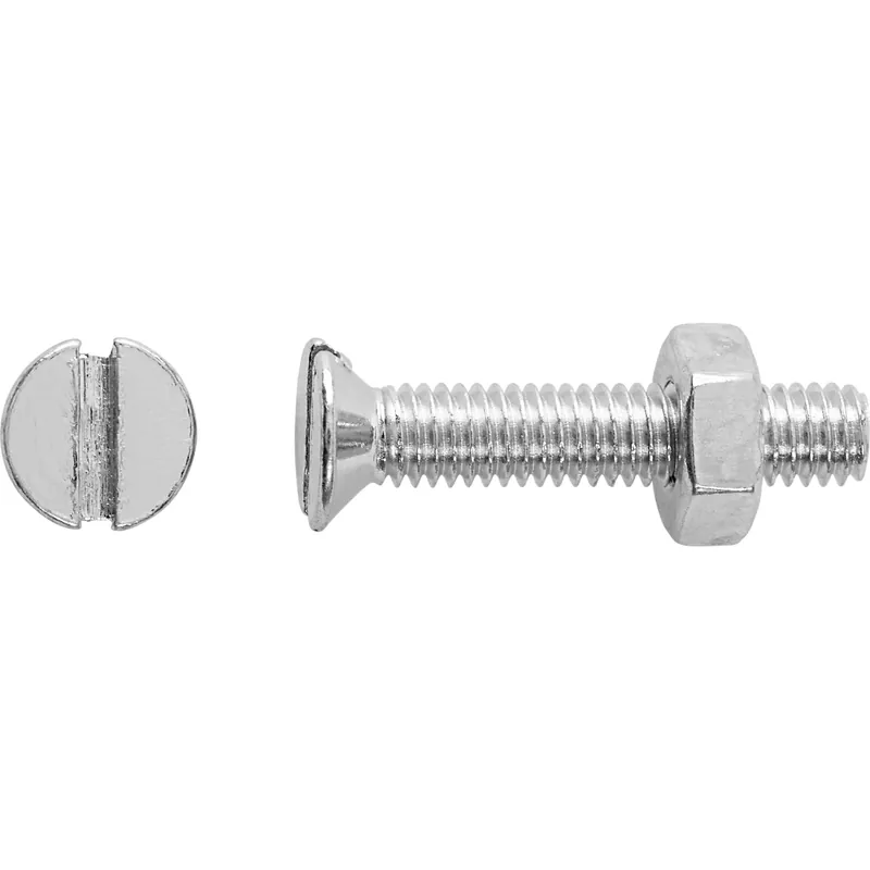 Seizoensaanbieding LUX-TOOLS Vite filettata LUX-TOOLS testa svasata piana a taglio M4x20 mm zincata