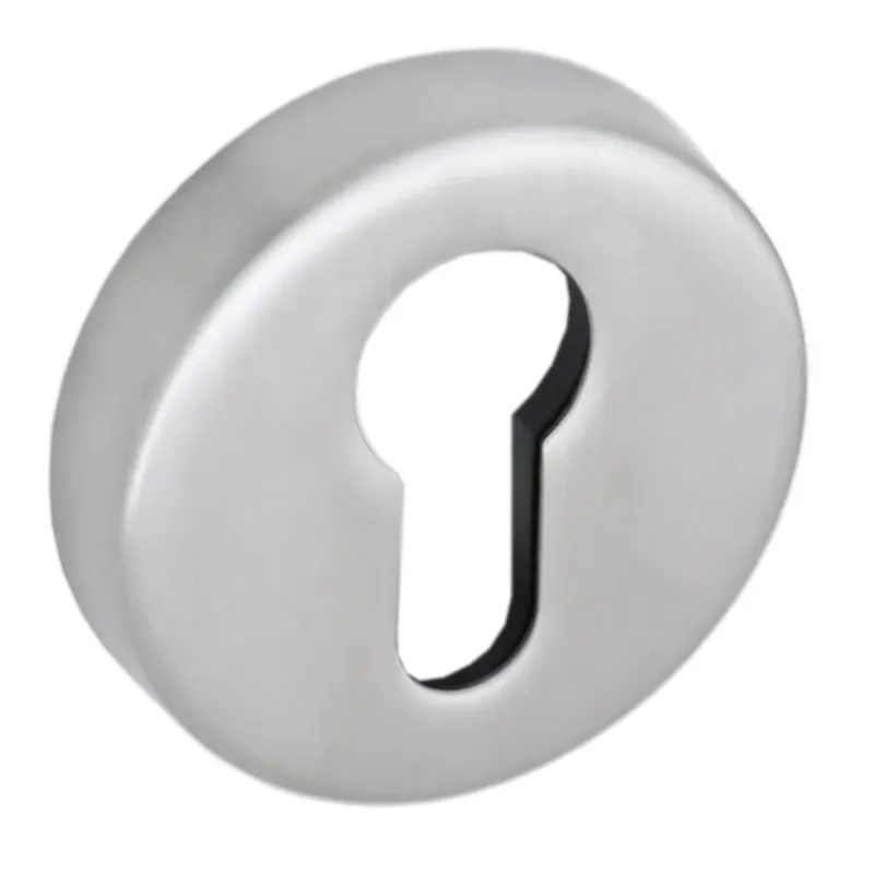 Coppia bocchette foro Yale tonda acciaio inox Koop Vandaag