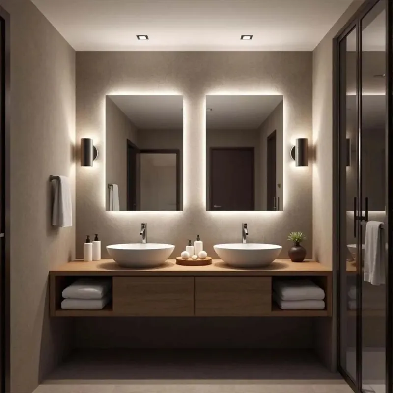 Flitsaanbieding Specchio retroilluminato LED MARS 60x70 cm