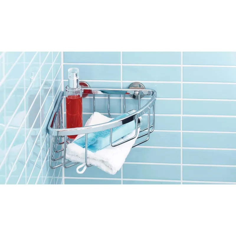 Flitsaanbieding Porta oggetti doccia Tesa Aluxx singola in alluminio cromato