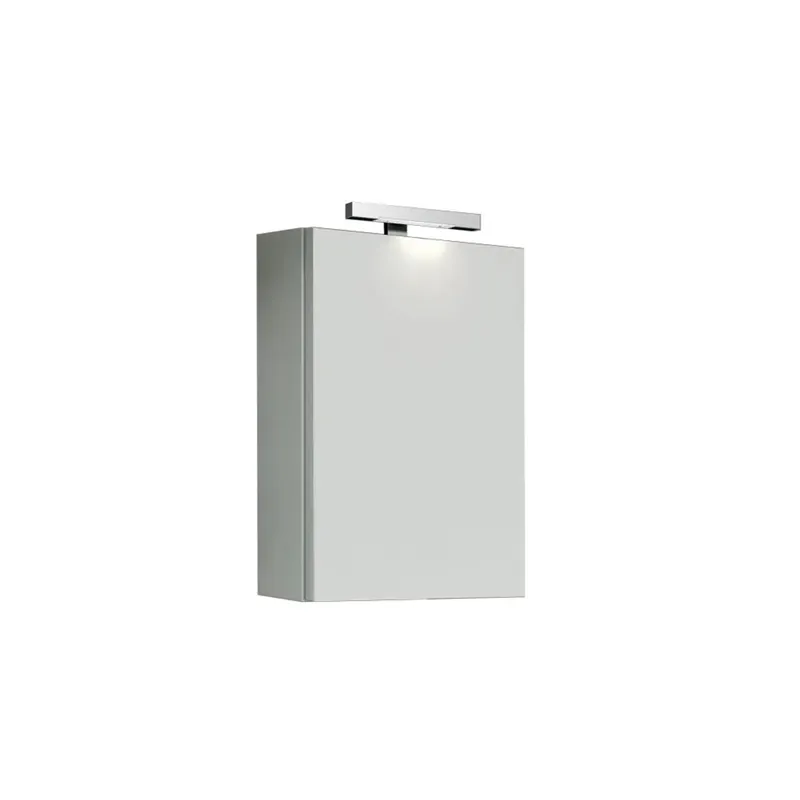 Specchio contenitore 1 anta grigio silver 50x15x68 cm Rechtstreeks Van De Fabrikant